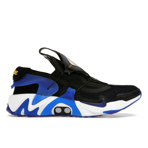 Nike ナイキ メンズ スニーカー  【Nike Adapt Huarache Black Racer Blue (US Charger)】  大きさ US_9(27.0珊) Black/Racer Blue-Amarillo-White