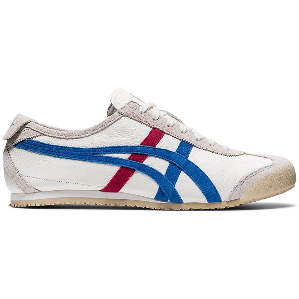 ASICS アシックス メンズ スニーカー  【Onitsuka Tiger Mexico 66 Vintage White Directoire Blue Red】  大きさ US_M_13 White/Directoire Blue