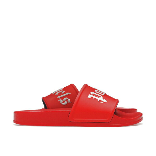 Palm Angels パーム・エンジェルス メンズ スニーカー  【Palm Angels Pool Slides Red White】  大きさ US_12(30.0珊) Red/White