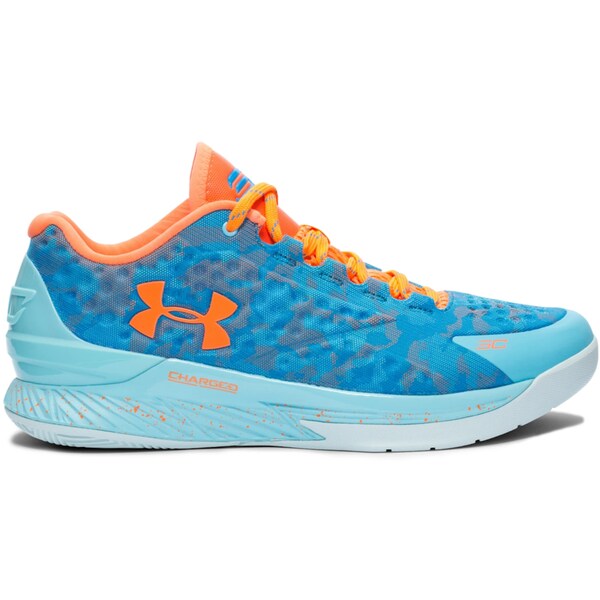 Under Armour アンダーアーマー メンズ スニーカー  【UA Curry 1 Low Elite 24】  大きさ US_10(28.0珊) Electric Blue/Carolina Blue-Blaze Orange