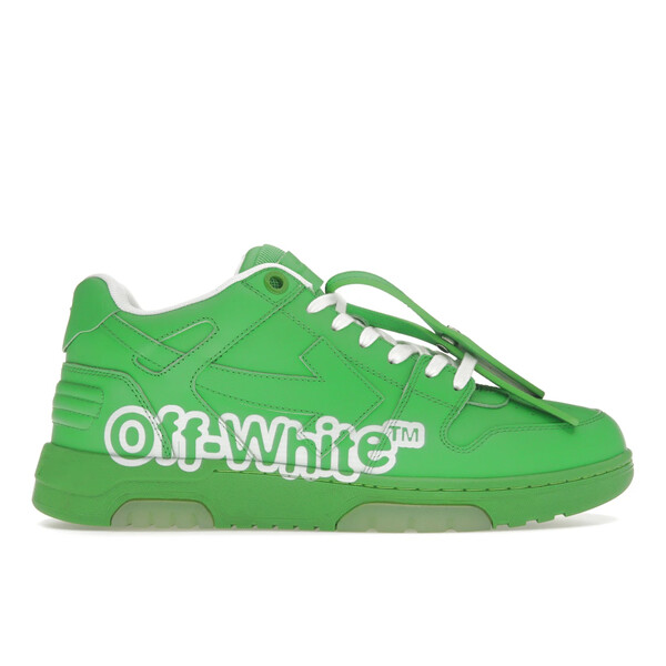 OFF-WHITE オフホワイト メンズ スニーカー 【OFF-WHITE Out Of Office OOO Low Tops Green White】 サイズ US_7(25.0cm) Green/White|asty