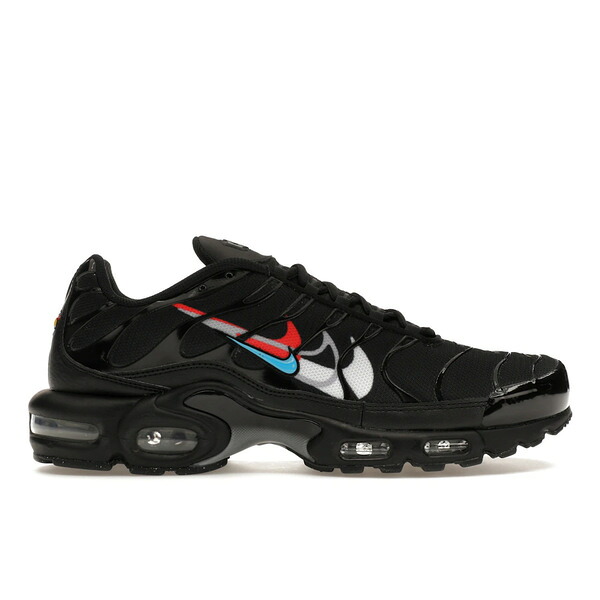 Nike ナイキ メンズ スニーカー  【Nike Air Max Plus Multi Swoosh Black Crimson】  大きさ US_11.5(29.5糎) Black/Bright Crimson/White