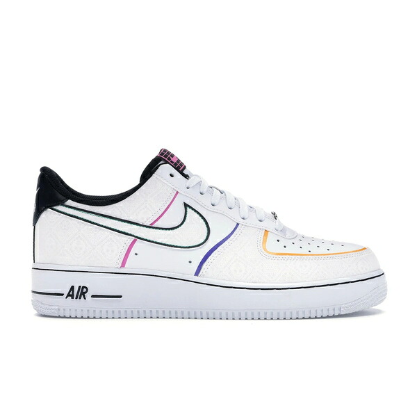 Nike ナイキ メンズ スニーカー  【Nike Air Force 1 Low Day of the Dead (2019)】  大いさ US_10.5(28.5糎) White/Black-Multi-Color