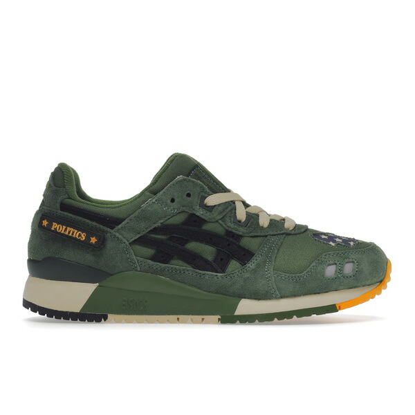 ASICS アシックス メンズ スニーカー  【ASICS Gel-Lyte III Sneaker Politics Always Ready】  大いさ US_6(24.0糎) Courtyard Green/Black