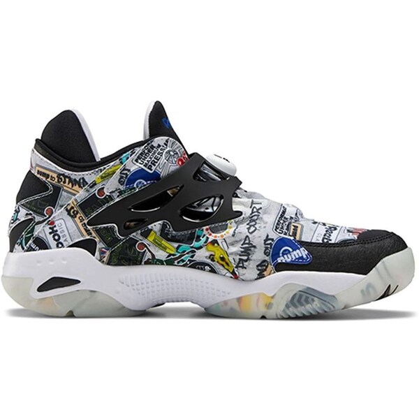 Reebok リーボック メンズ スニーカー  【Reebok Pump Court Sticker City White Black】  大きさ US_8(26.0珊) Black/White/Black