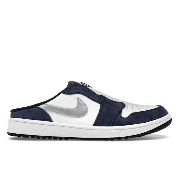 Jordan ジョーダン メンズ スニーカー  【Jordan 1 Mule Golf Midnight Navy】  大きさ US_M_3.5 White/Midnight Navy/Metallic Silver