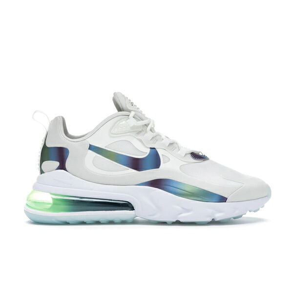 Nike ナイキ メンズ スニーカー 【Nike Air Max 270 React Bubble Pack White】 サイズ US_9.5(27.5cm) Summit White/Multi-Color-Platinum Tint｜asty