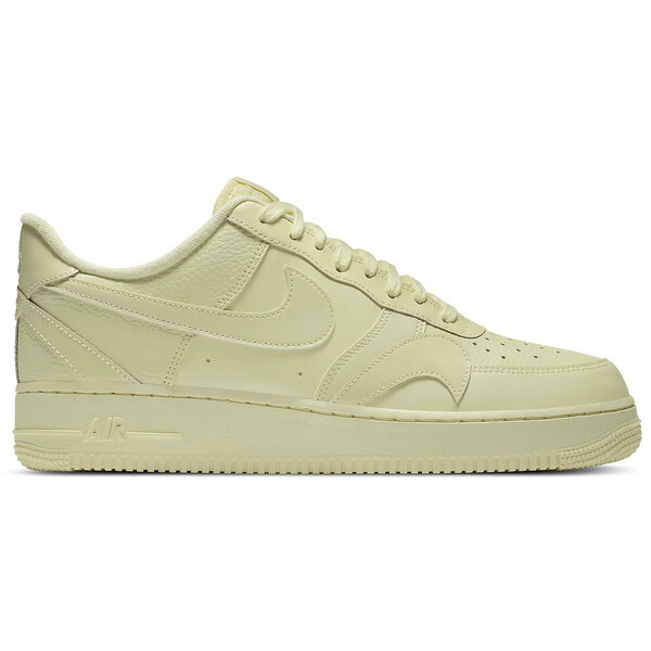 Nike ナイキ メンズ スニーカー  【Nike Air Force 1 Low Misplaced Swooshes Pale Yellow】  大いさ US_9.5(27.5糎) Pale Yellow/Pale Yellow-Pale Yellow
