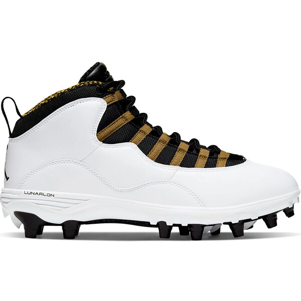Jordan ジョーダン メンズ スニーカー  【Jordan 10 TD Mid White Black Metallic Gold】  大いさ US_11.5(29.5糎) White/Black-Metallic Gold