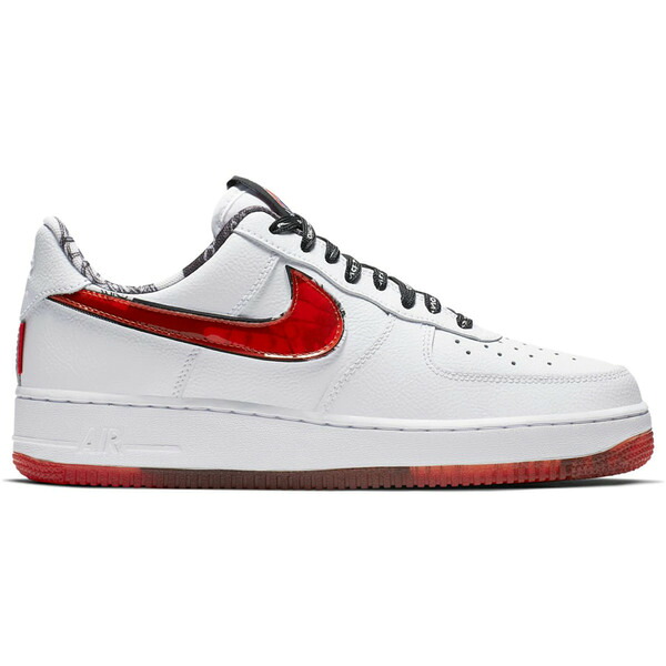 Nike ナイキ メンズ スニーカー  【Nike Air Force 1 Low 07 LV8 White Red】  大きさ US_11(29.0珊) White/Red