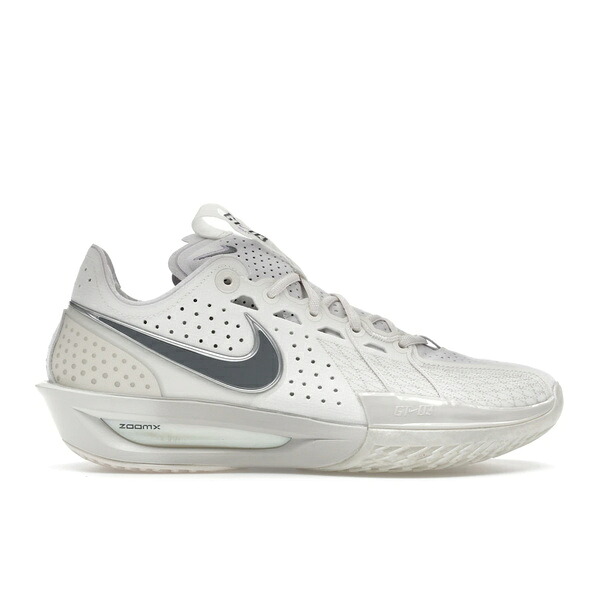 Nike ナイキ メンズ スニーカー 【Nike Air Zoom GT Cut 3 Foundation】 サイズ US_M_13.5 Sail/Smoke Grey/Light Bone/Metallic Silver｜asty