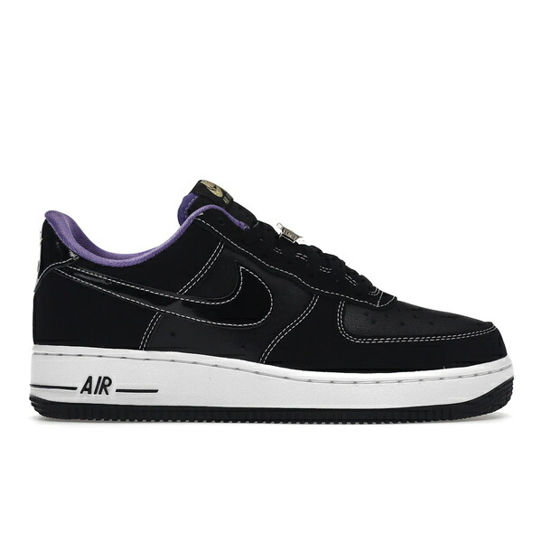 Nike ナイキ メンズ スニーカー  【Nike Air Force 1 Low \u002707 LV8 World Champ Black Purple】  大いさ US_7.5(25.5糎) Black/Iron Grey/White/Black