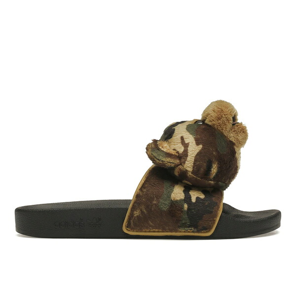 adidas アディダス メンズ スニーカー  【adidas JS Adilette Jeremy Scott Teddy Camo】  大きさ US_12(30.0珊) Core Black/Core Black/Core Black