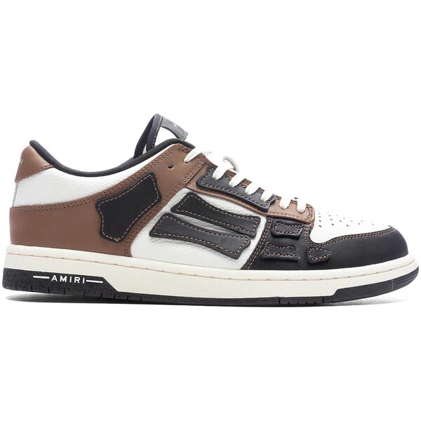 AMIRI アミリ メンズ スニーカー  【AMIRI Skel Top Low Black Brown】  大きさ US_7(25.0珊) Black/Brown