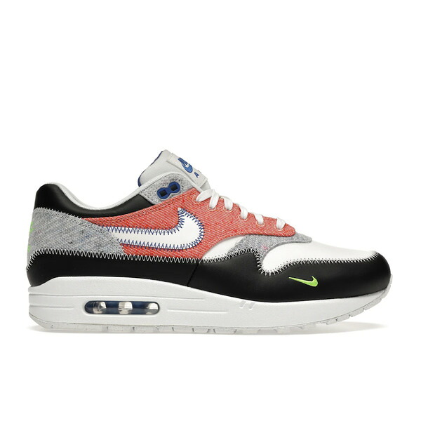 Nike ナイキ メンズ スニーカー  【Nike Air Max 1 Recycled White】  大きさ US_11.5(29.5珊) White/Black-Electric Green-Game Royal