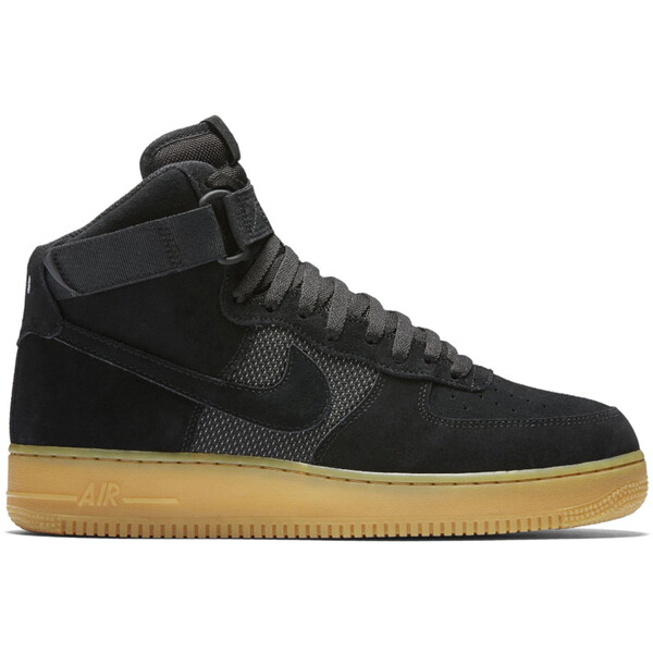 Nike ナイキ メンズ スニーカー  【Nike Air Force 1 High 07 LV8 Black Gum】  大きさ US_9.5(27.5珊) Black/Black-Gum Light Brown