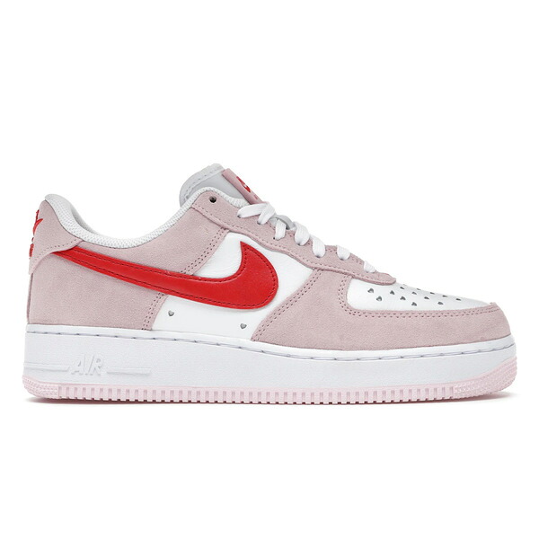 Nike ナイキ メンズ スニーカー  【Nike Air Force 1 Low \u002707 QS Valentine\u0027s Day Love Letter】  大きさ US_10(28.0珊) Tulip Pink/University Red-White