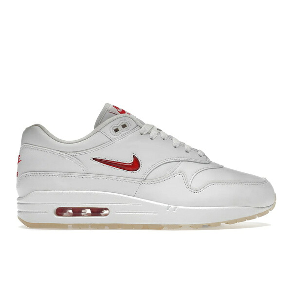 Nike ナイキ メンズ スニーカー  【Nike Air Max 1 Jewel Rare Ruby】  大きさ US_8(26.0珊) White/University Red-University Red