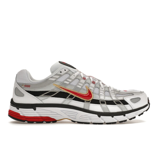 Nike ナイキ メンズ スニーカー  【Nike P-6000 Platinum Varsity Red】  大きさ US_10.5(28.5珊) White/Metallic Platinum/Varsity Red