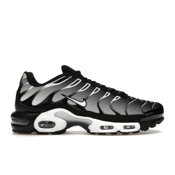 Nike ナイキ メンズ スニーカー  【Nike Air Max Plus Black Silver White】  大いさ US_7.5(25.5糎) Black/Metallic Silver/White