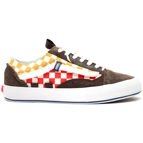 Vans バンズ メンズ スニーカー  【Vans Vault UA Old Skool Cap LX Regrind Brown Multicolor】  大きさ US_8.5(26.5珊) Multicolor