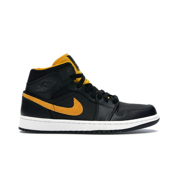 Jordan ジョーダン メンズ スニーカー  【Jordan 1 Mid Black University Gold】  大きさ US_12.5(30.5珊) Black/University Gold-White