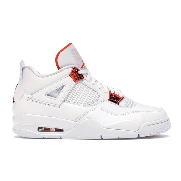 Jordan ジョーダン メンズ スニーカー  【Jordan 4 Retro Metallic Orange】  大いさ US_11(29.0糎) White/Metallic Silver-Team Orange