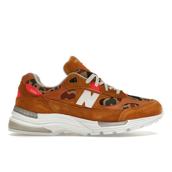 New Balance ニュー平衡にする メンズ スニーカー  【New Balance 992 Todd Snyder Duck Camo】  大きさ US_8(26.0珊) Tan/Duck Camo-Orange