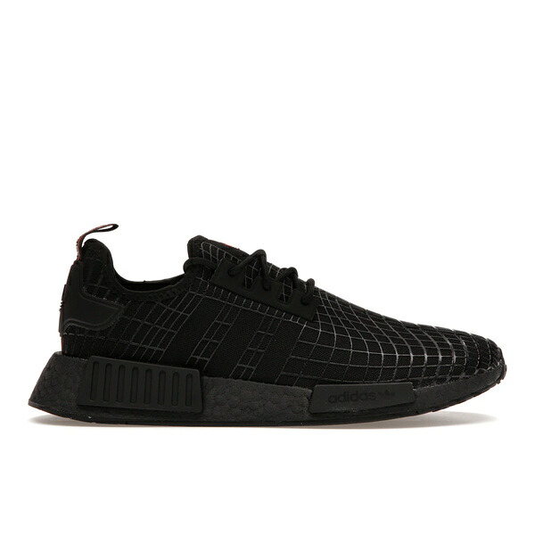 adidas アディダス メンズ スニーカー  【adidas NMD R1 Core Black Beam Orange】  大いさ US_6.5(24.5糎) Core Black/Core Black/Beam Orange