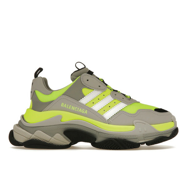 Balenciaga バレンシアガ メンズ スニーカー  【Balenciaga x adidas Triple S Fluo Yellow】  大きさ US_7(25.0珊) Fluo Yellow/Black/White