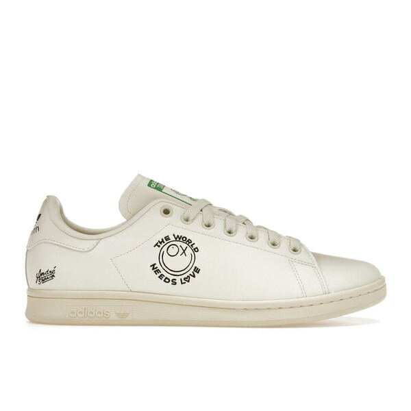 adidas アディダス メンズ スニーカー  【adidas Stan Smith Andr Saraiva The World Needs Love】  大きさ US_6.5(24.5糎) Cream White/Cream White/Core Black
