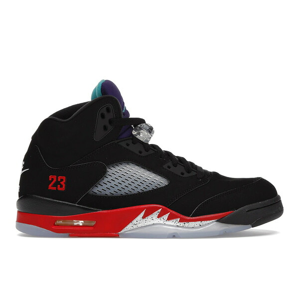 Jordan ジョーダン メンズ スニーカー  【Jordan 5 Retro Top 3】  大いさ US_M_13 Black/Fire Red-Grape Ice-New Emerald