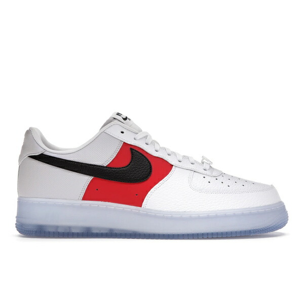 Nike ナイキ メンズ スニーカー  【Nike Air Force 1 Low White Red Black (Icy Soles)】  大きさ US_6(24.0珊) White/Vast Grey-University Red-Black