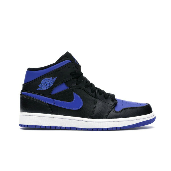 Jordan ジョーダン メンズ スニーカー  【Jordan 1 Mid Royal (2020)】  大いさ US_12.5(30.5糎) Black/Hyper Royal-White