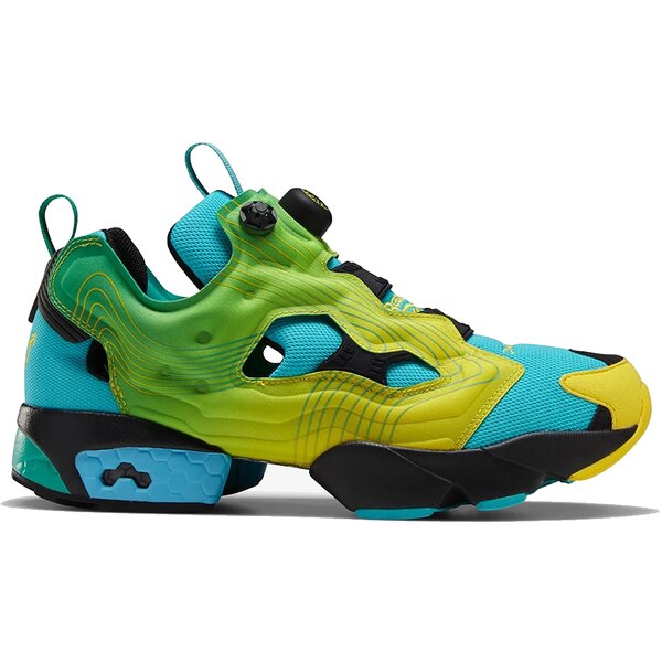 Reebok リーボック メンズ スニーカー  【Reebok Instapump Fury Chromat Emerald】  大きさ US_7.5(25.5糎) Emerald/Alert Yellow-Glacier Blue