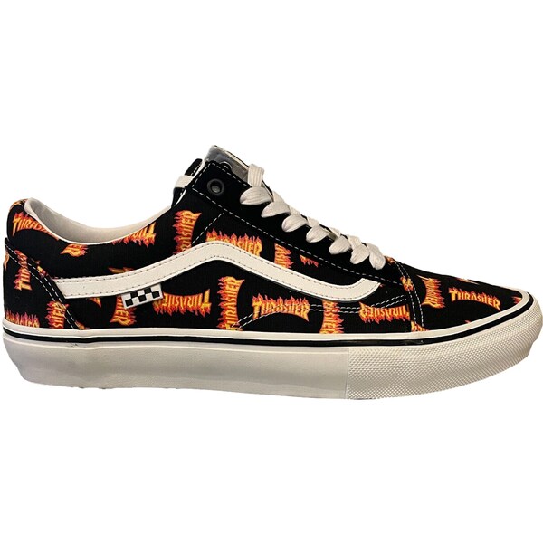 Vans バンズ メンズ スニーカー  【Vans Old Skool Thrasher All Over Flame Logo】  大きさ US_M_4.5 Black/Multi