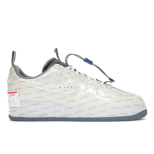 Nike ナイキ メンズ スニーカー  【Nike Air Force 1 Low Experimental USPS Postal Ghost】  大きさ US_9(27.0珊) White/Ghost-Ashen Slate-Game Royal