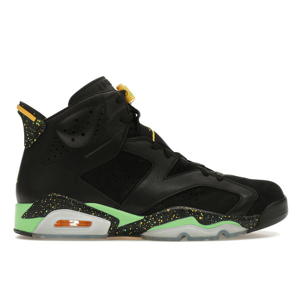 Jordan ジョーダン メンズ スニーカー  【Jordan 6 Retro Brazil World Cup】  大きさ US_10.5(28.5珊) Black/Brazil Yellow-Green Mint
