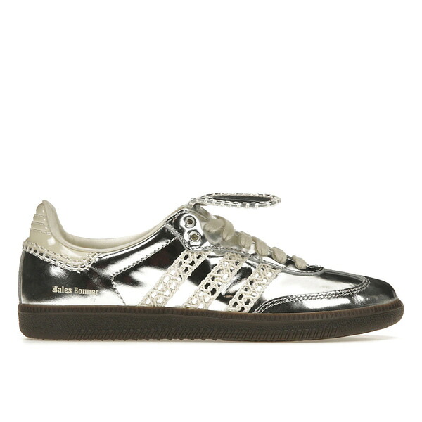 adidas アディダス メンズ スニーカー  【adidas Samba Wales Bonner Silver】  大きさ US_7(25.0珊) Silver Metallic/Cream White/Grey One