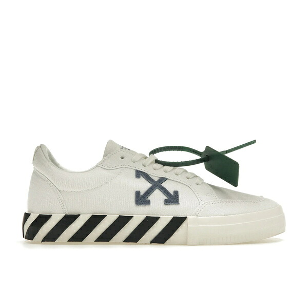 OFF-WHITE 象牙色 メンズ スニーカー  【OFF-WHITE Vulc Low White Navy (FW22)】  大きさ US_10(28.0珊) White/Navy