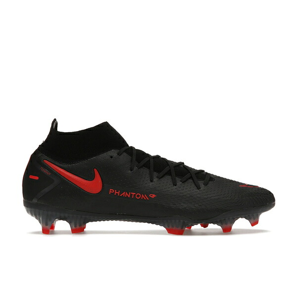 Nike ナイキ メンズ スニーカー  【Nike Phantom GT Elite DF FG Black Chile Red】  大きさ US_8.5(26.5珊) Black/Dark Smoke Grey/Chile Red