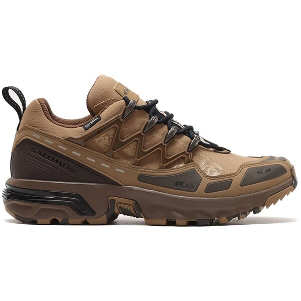 Salomon サロモン メンズ スニーカー  【Salomon ACS+ CSWP atmos Strata Fossil】  大きさ US_12.5(30.5珊) Dlciso/Rmine/Brown