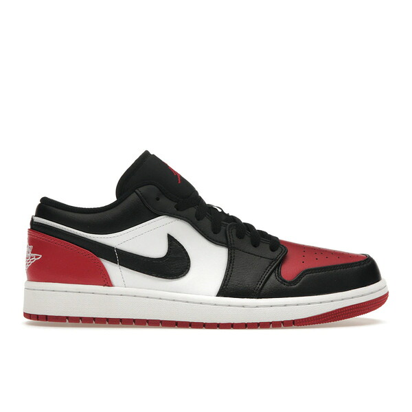 Jordan ジョーダン メンズ スニーカー  【Jordan 1 Low Bred Toe 2.0】  大きさ US_10(28.0珊) White/Varsity Red/White/Black