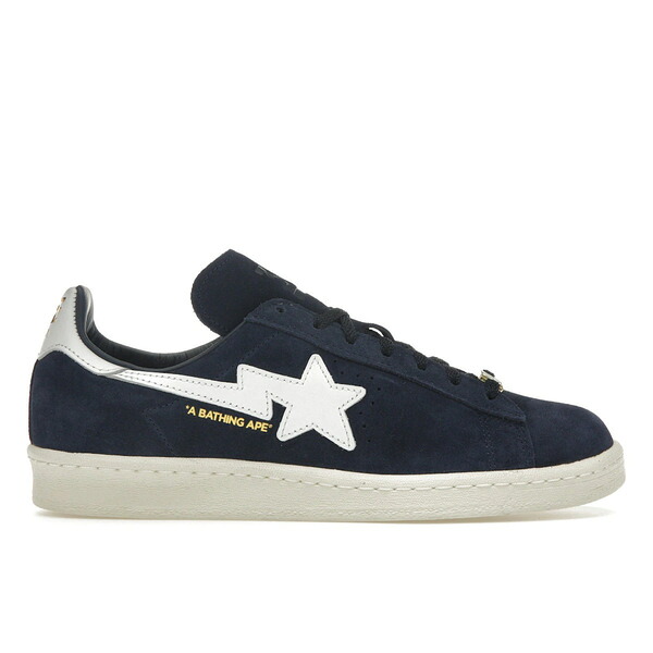 adidas アディダス メンズ スニーカー  【adidas Campus 80s Bape Collegiate Navy】  大きさ US_6.5(24.5糎) Collegiate Navy/Cloud White/Off White