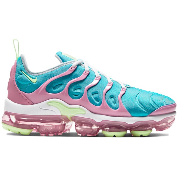 Nike ナイキ レディース スニーカー 【Nike Air VaporMax Plus Easter (2020) (Women's)】 サイズ US_6(23.0cm) White/Platinum Tint-Oracle Aqua-Barely Volt｜asty