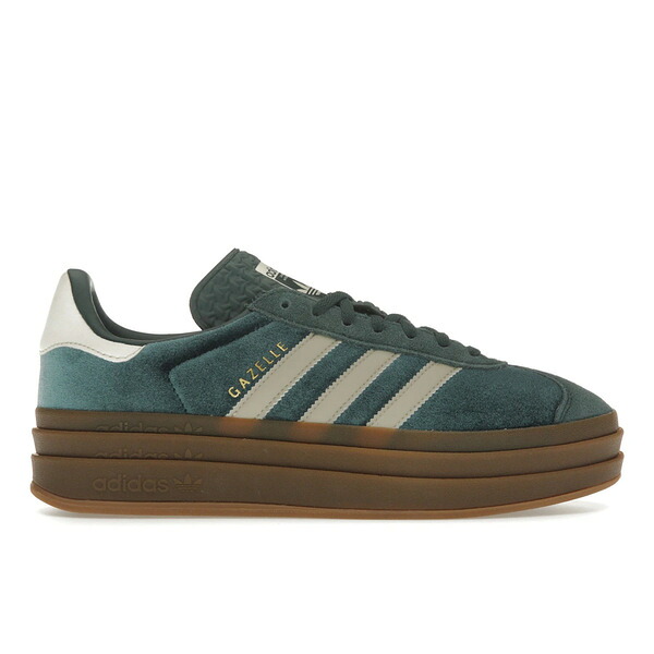 adidas アディダス レディース スニーカー  【adidas Gazelle Bold Mineral Green Velvet (Women\u0027s)】  大きさ US_W_10 Mineral Green/Putty Grey/Mineral Green
