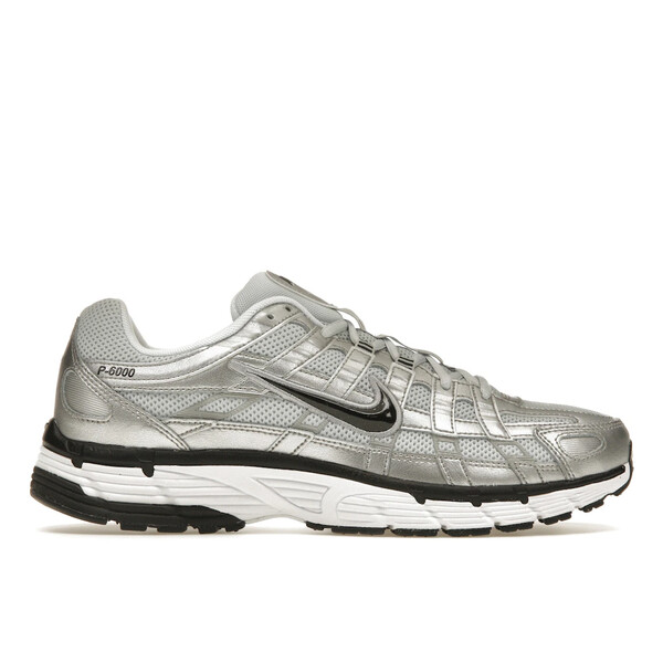 Nike ナイキ レディース スニーカー  【Nike P-6000 Metallic Silver Pure Platinum (Women\u0027s)】  大きさ US_9(26.0糎) White/Metallic Silver/Pure Platinum/Black