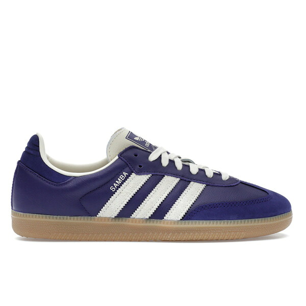 adidas アディダス レディース スニーカー 【adidas Samba OG Collegiate Purple Cream (Women's)】 サイズ US_9.5(26.5cm) Collegiate Purple/Cream White/Gum 3｜asty
