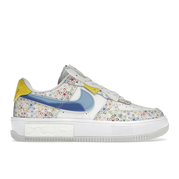 Nike ナイキ レディース スニーカー 【Nike Air Force 1 Fontanka Low Flowers (Women's)】 サイズ US_6.5(23.5cm) Sail/Vivid Sulphur/Game Royal/University Blue｜asty