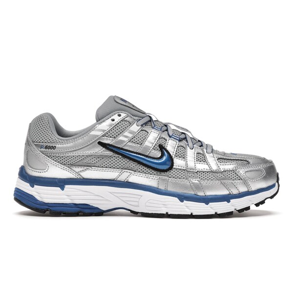 Nike ナイキ レディース スニーカー  【Nike P-6000 Laser Blue (Women\u0027s)】  大きさ US_W_10.5 Metallic Silver/Team Royal-White